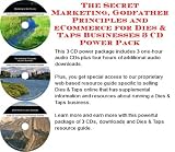 The Secret Marketing, Godfather Principles and eCommerce for Dies & Taps Businesses 3 CD Power Pack