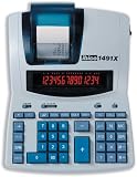 Ibico Calculator Printing 1491X Thermal 14 Digit 2 Colour Display 10 Lines per Second Ref IB410123
