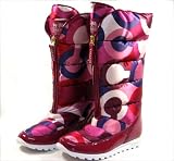AUTHENTIC COACH SIGNATURE JOLT SNOW BOOTS (Berry)