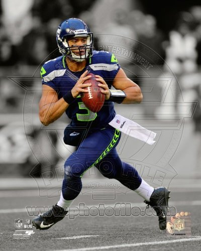 Russell Wilson 2012 Spotlight Action Photo Photograph