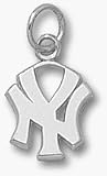 New York Yankees 7/16 NY Charm - 14KT White Gold Jewelry