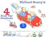 Richard Scarry's 4 Busy Day Storybooks (Busytown Series, Vols 1-4)