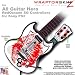 Big Kiss Red on White Skin by WraptorSkinz TM fits All Sony PS2 Guitar Hero SG Guitar Controllers (GUITAR NOT INCLUDED)