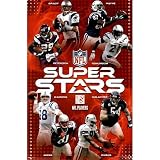 (24x36) NFL Superstars (Adrian Peterson, Tom Brady, Reggie Wayne, LaDainian Tomlinson) Poster
