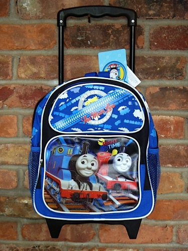 Thomas and Friends Medium (Toddler) Sized Rolling Backpack 514MTBxSBWL Thomas and Friends Medium (Toddler) Sized Rolling Backpack
