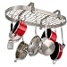 Enclume Premier Low Ceiling Oval Pot Rack, Stainless Steel