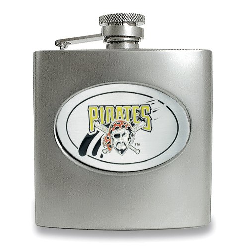 Pittsburgh Pirates Stainless Steel Hip Flask