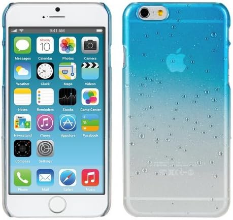Apple iPhone 6 Baby Blue Rain Drops Style Case