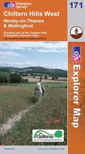 Chiltern Hills West: Henley-on-Thames and Wallingford (Explorer Maps) (OS Explorer Map)