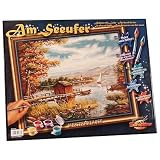 Schipper 9130 377 - Malen nach Zahlen Am Seeufer; 40x50cm - 