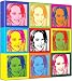 Carrie Underwood - Pop Art Print (2-Tone; Andy Warhol's Che Guevara Style) 30 x 30 x 2 cm Medium Squ