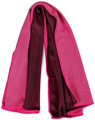 KinChi Cooling Ice Towel,Sports Towel & Travel Towel-Sports Instant Snap Golf Gym Yoga Towel For Your Neck (Pink)