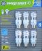 6-Pack 40 watt equiv GE Compact Flourescent (CFL) Light Bulbs