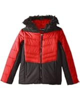 Rothschild Big Girls' Chevron-Quilted Puffer Coat