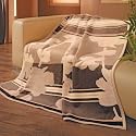 Decobena Sorrento Contemporary Floral Blanket