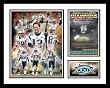 New England Patriots NFL Framed Photograph Super Bowl XXXIX 39 Champs Milestone Collage