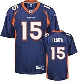 Tim Tebow Navy Reebok NFL Premier Denver Broncos