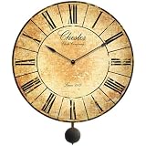 Infinity Instruments Large Chester Pendulum Wall Clock