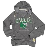 NFL Men's Philadelphia Eagles Buttonhook Melange Hoodie - B812AFFD7 (Siro Melange, Large)