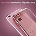 iPhone 6 Case, KKtick 4.7'' Ultra Slim Crystal Clear back panel Metal Plating Bumper case iPhone 6s Gel Case Frame TPU Soft Case Cover for iPhone 6S/6-Rose