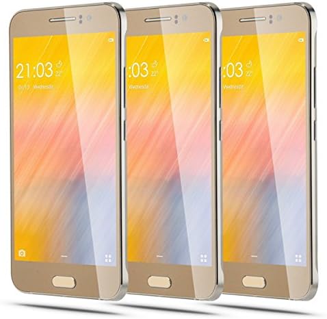 LXLG Unlocked Phones 5.0" Android 5.1 MTK6580 Quad Core ROM 4GB 5.0MP Camera Dual SIM Dual Standby GSM/3G Quadband Cellphones Smartphones WIFI Bluetooth Gold