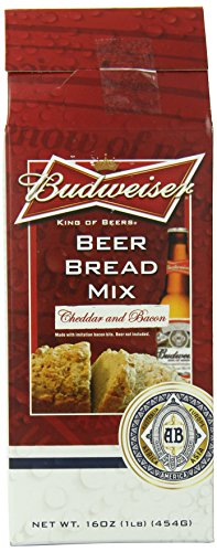 Budweiser Beer Bread Mix, Cheddar and Bacon, 16 Ounce