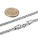 Besteel 4mm Mens Womens Stainless Steel Twist Rope Chain Necklace 18-36 inch (22 Inches)