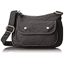 Wild Pair Top Zip Cross Body Bag, Black, One Size