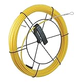 デンサン 呼線リール付セット ウルトライエローエース 30m SYX-6530-RL