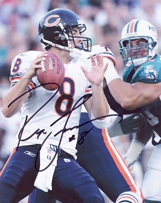 Rex Grossman Autographed/Hand Signed 8x10 Photo