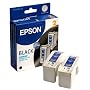 Epson Stylus T017402 Black Ink Cartridge T017 - Twin Pack