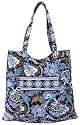 Vera Bradley Java Blue Curvy Tote