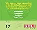 Golf Trivia 2017 Boxed/Daily Calendar