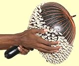 Handmade Large Shekere - Traditional African Musical Instrument
