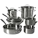 Kitchen Essentials  from Calphalon  Stainless Steel Cookware Set - 12-pc. Plus Bonus 12 Omelet Pan