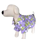 Froggie PJ Top for Small Dogs- Orchid/Green