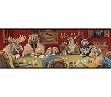 514N6IsvlQL. SL160  Lodge Poker Game Wallpaper Border