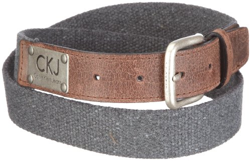 Calvin Klein Jeans Jungen G&uuml;rtel CBS649 F1B00, Gr. 5 (10 Jahre), Grau (849) Preisvergleich