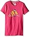adidas Big Girls' Logo Short Sleeve Tee, Pink, Large/14