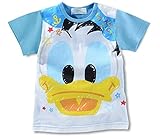 子供　半袖Tシャツ　男の子　女の子　キッズ　トップス　各種 (120, ドナルドダック) [並行輸入品]