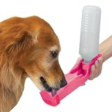 Handi-Drink Dog Water Bottle- 17 Oz - The Portable, Spill-proof Way to Keep Pets Hydrated, Color may vary