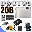 Sony Cyber-shot DSC-T90 - Digital camera - compact - 12.1 Mpix - optical zoom: 4 x - supported memory: MS Duo, MS PRO Duo