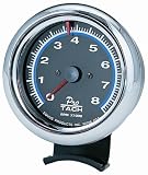 Equus 6078 Chrome Bezel Tachometer - Measures 3 3/8-Inches
