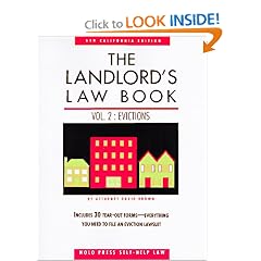 Landlord's Law Book: Evictions: California (6th ed)