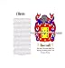 Chaves Coat of Arms/ Family Crest on Fine Paper and Family History (IN Stock)