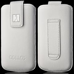 Original Collos Samsung GT S5230 S 5230 STAR White M Handytasche Tasche Etui Slim Case Weiss / inkl G�rtelschlaufe / inkl. R�ckziehfunktion EasyOut Pullstrip / Neue Collection 2011