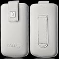 Original Collos Samsung GT S5230 S 5230 STAR White M Handytasche Tasche Etui Slim Case Weiss / inkl G�rtelschlaufe / inkl. R�ckziehfunktion EasyOut Pullstrip / Neue Collection 2011