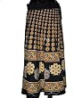 Indian Skirt-women's Cotton Skirt Designer Brown Sequin Embroidery Indian Clothing Free Shipping