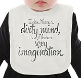 I Don't Have A Dirty Mind I Have Sexy Imagination ネクタイを有する有機ビブ Medium