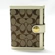 AUTHENTIC COACH SIGNATURE BRAGBOOK TRAVEL PICTURE HOLDER CASE 60285